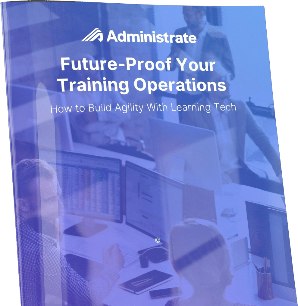 Cover of the Future-proof Your Training Operations guide.