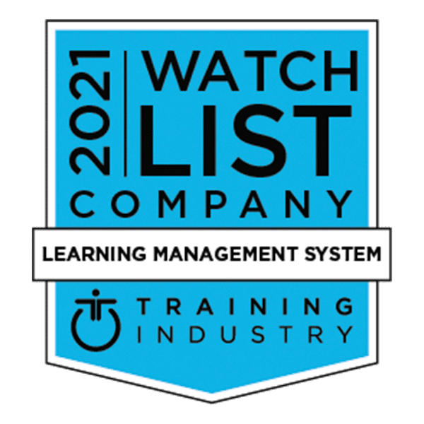 2021 Watch List Company, Learning Management System. From Training Industry.