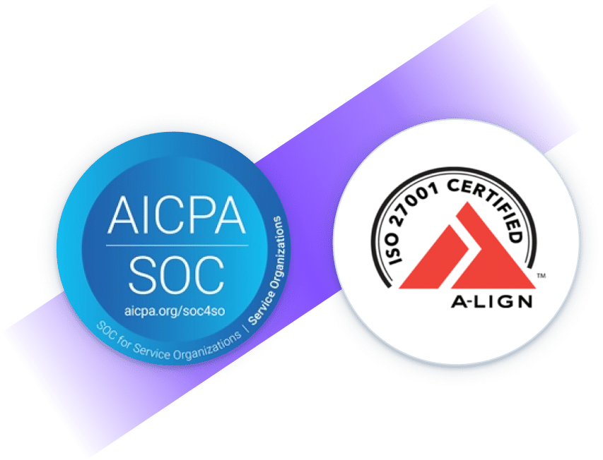 AICPA - SOC and ISO 27001 security certifications