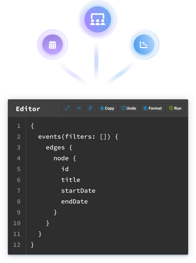 Ability to pull data in GraphQL from events (schedule, etc)