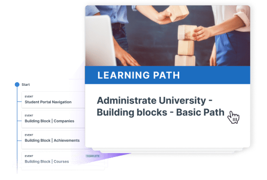 Learning Path: Administrate University - Building Blocks - Basic Path