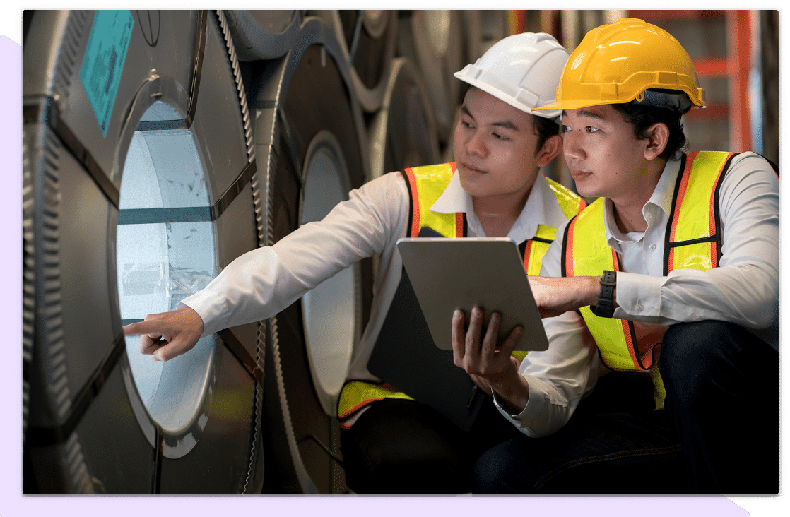 Industry workers in corporate training.
