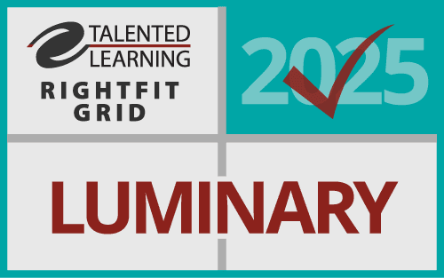 Talented Learning's 2025 RightFit Grid Luminary Badge.
