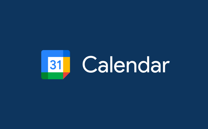 Google calendar logo.